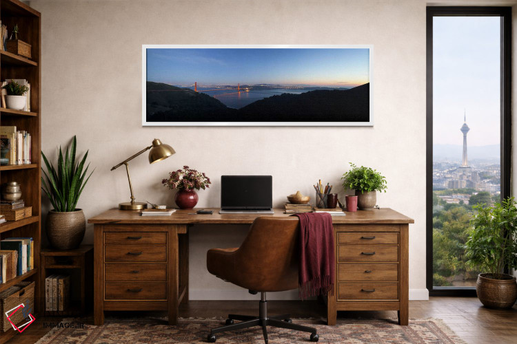 تابلو دکوراتیو Marin Headlands, Golden Gate Bridge, San Francisco, Cal… اثر پانورامیک ایمجز - D1W
