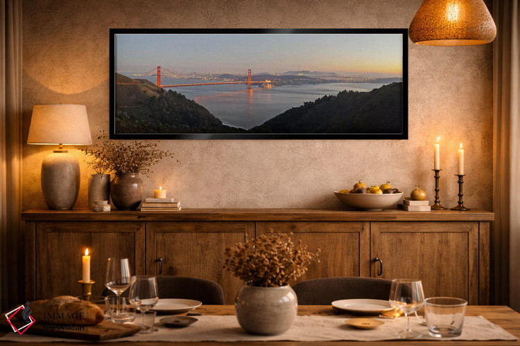 تابلو دکوراتیو Marin Headlands, Golden Gate Bridge, San Francisco, Cal… اثر پانورامیک ایمجز - D3B