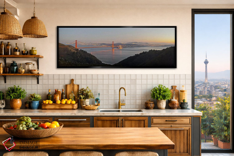 تابلو دکوراتیو Marin Headlands, Golden Gate Bridge, San Francisco, Cal… اثر پانورامیک ایمجز - D2B