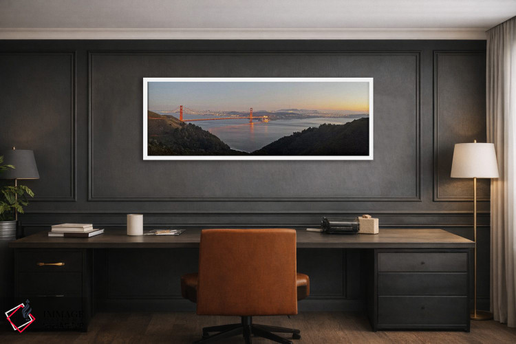 تابلو دکوراتیو Marin Headlands, Golden Gate Bridge, San Francisco, Cal… اثر پانورامیک ایمجز - D1W