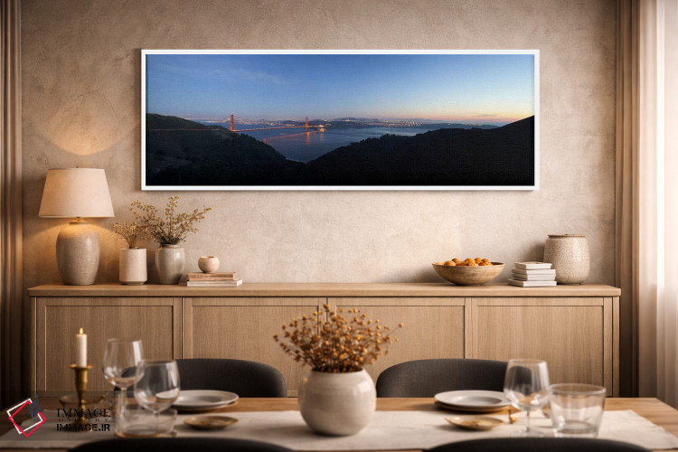 تابلو دکوراتیو Marin Headlands, Golden Gate Bridge, San Francisco, Cal… اثر پانورامیک ایمجز - D2W