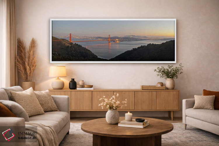 تابلو دکوراتیو Marin Headlands, Golden Gate Bridge, San Francisco, Cal… اثر پانورامیک ایمجز - D4W