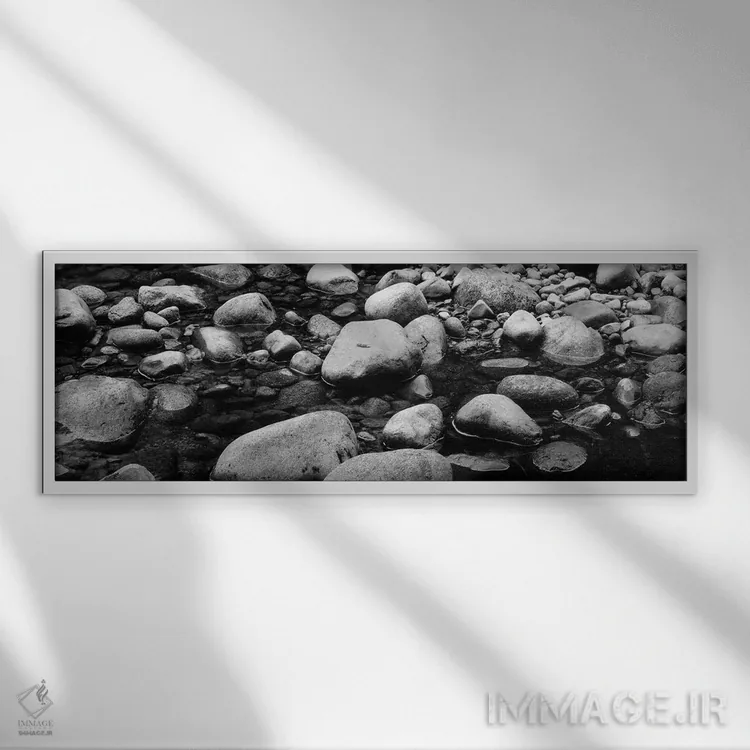 تابلو دکوراتیو Swift River, White Mountain National Forest, New Hampsh… اثر پانورامیک ایمجز - نمای قابدار سفید