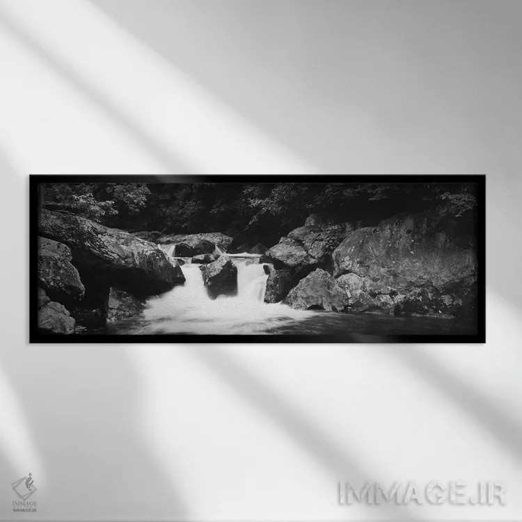 تابلو دکوراتیو Tallulah River, Coleman River Scenic Area, Chattahooche… اثر پانورامیک ایمجز - نمای قابدار مشکی