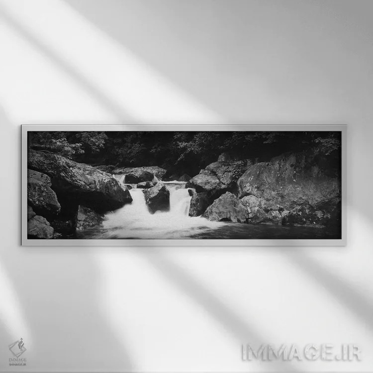 تابلو دکوراتیو Tallulah River, Coleman River Scenic Area, Chattahooche… اثر پانورامیک ایمجز - نمای قابدار سفید
