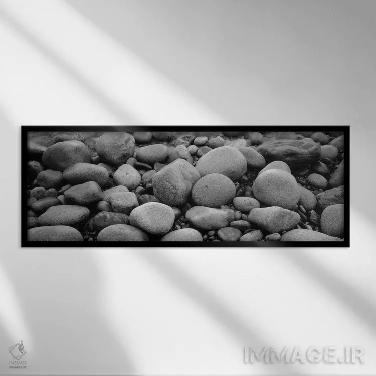 تابلو دکوراتیو Acadia National Park, Maine, USA" - "نمای نزدیک از سنگ… اثر پانورامیک ایمجز - نمای قابدار مشکی
