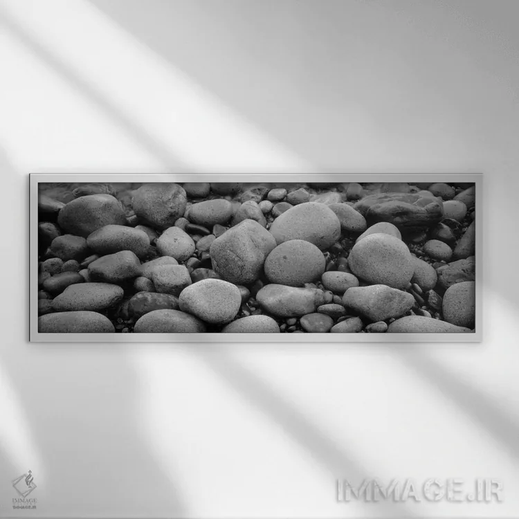 تابلو دکوراتیو Acadia National Park, Maine, USA" - "نمای نزدیک از سنگ… اثر پانورامیک ایمجز - نمای قابدار سفید