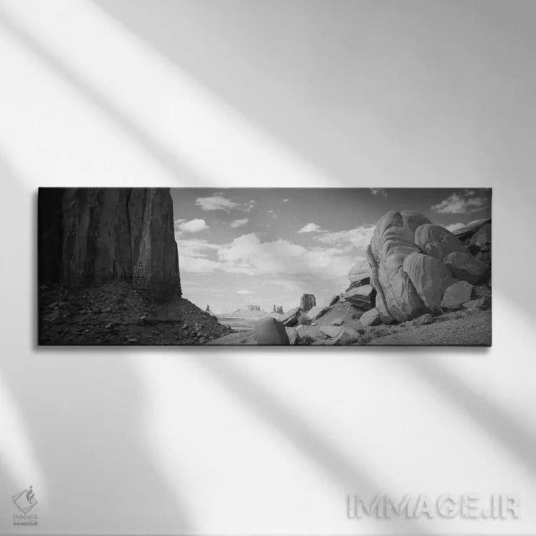 تابلو دکوراتیو Arizona, USA" - "دره یادبود، آریزونا، ایالات متحده" اثر پانورامیک ایمجز - نمای روبهرو روی دیوار