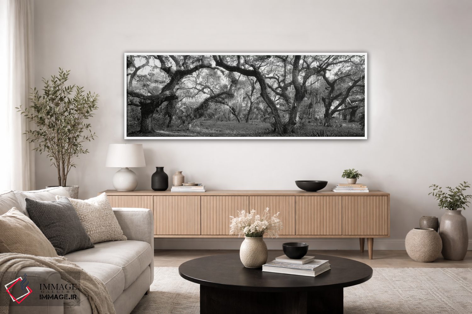 تابلو دکوراتیو Lake Kissimmee State Park, Florida, USA" - "درختان بلوط… اثر پانورامیک ایمجز - D3W