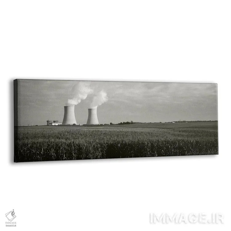 تابلو دکوراتیو Byron Nuclear Power Station, Ogle County, Illinois, USA… اثر پانورامیک ایمجز - نمای پرسپکتیو محصول