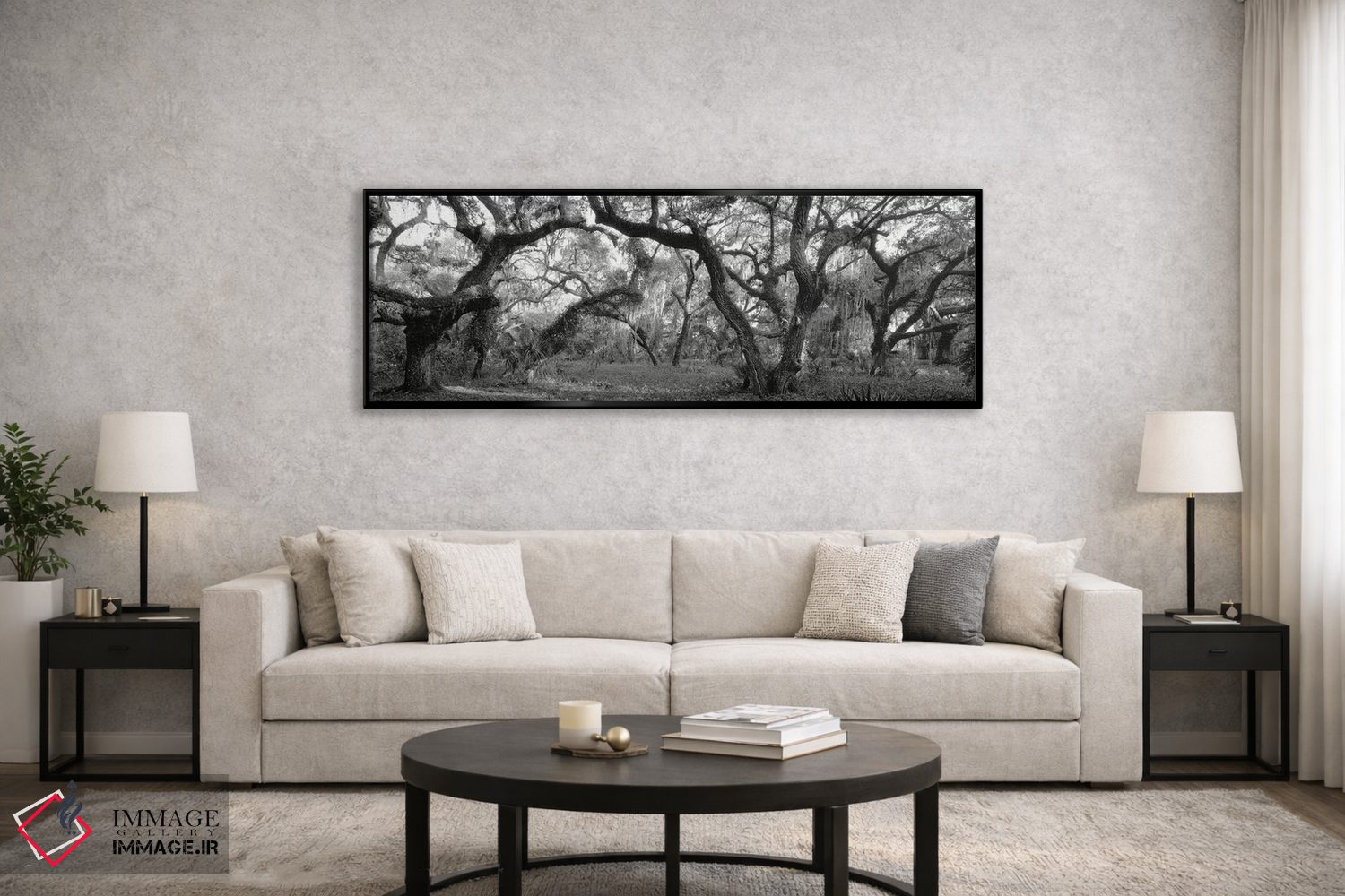 تابلو دکوراتیو Lake Kissimmee State Park, Florida, USA" - "درختان بلوط… اثر پانورامیک ایمجز - D6B
