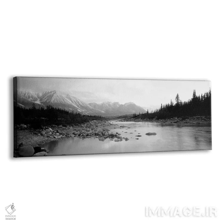تابلو دکوراتیو Alaska, Kennicott River" - "ایالات متحده، آلاسکا، رودخا… اثر پانورامیک ایمجز - نمای پرسپکتیو محصول