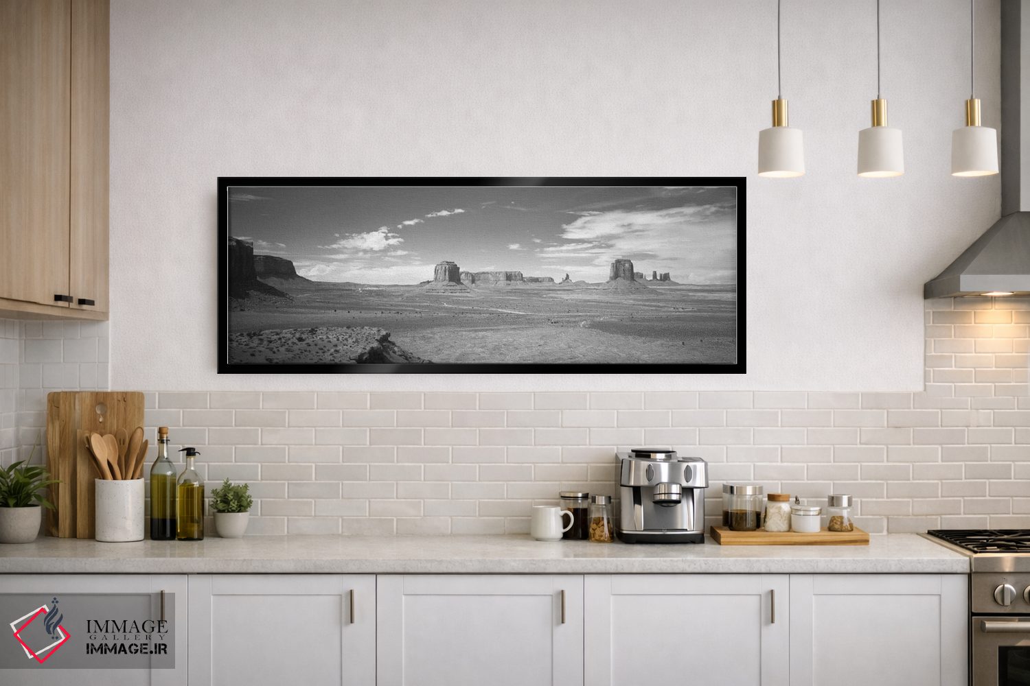 تابلو دکوراتیو Monument Valley, Navajo Nation, USA" - "چشم انداز صحرا… اثر پانورامیک ایمجز - D2B