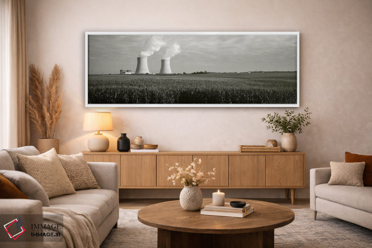 تابلو دکوراتیو Byron Nuclear Power Station, Ogle County, Illinois, USA… اثر پانورامیک ایمجز - D3W