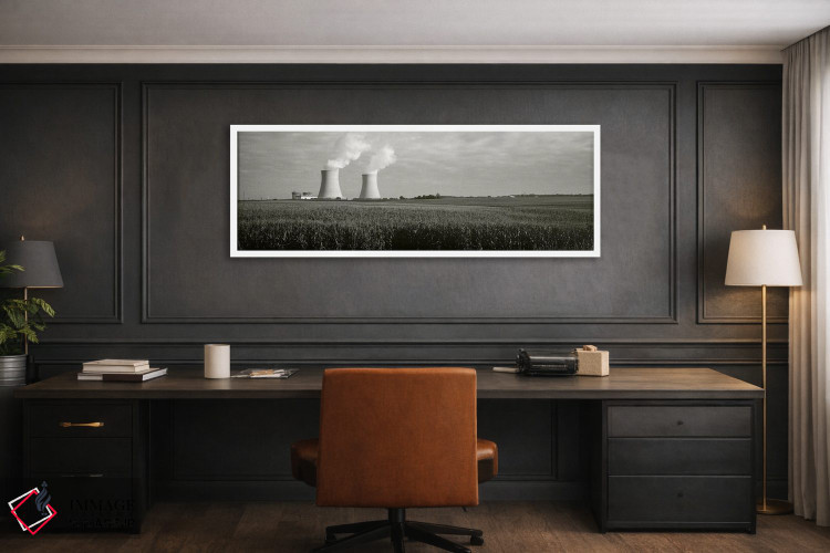 تابلو دکوراتیو Byron Nuclear Power Station, Ogle County, Illinois, USA… اثر پانورامیک ایمجز - D1W