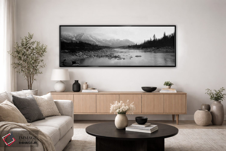 تابلو دکوراتیو Alaska, Kennicott River" - "ایالات متحده، آلاسکا، رودخا… اثر پانورامیک ایمجز - D4B