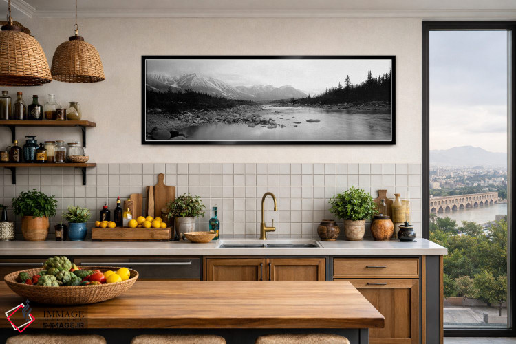 تابلو دکوراتیو Alaska, Kennicott River" - "ایالات متحده، آلاسکا، رودخا… اثر پانورامیک ایمجز - D5B