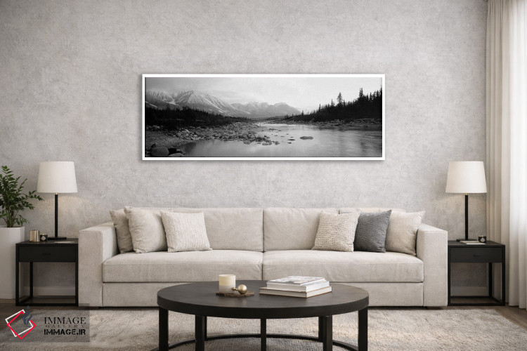 تابلو دکوراتیو Alaska, Kennicott River" - "ایالات متحده، آلاسکا، رودخا… اثر پانورامیک ایمجز - D6W