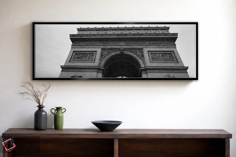تابلو دکوراتیو Arc de Triomphe, Paris, Ile-De-France, France" - "نمای… اثر پانورامیک ایمجز - D3B