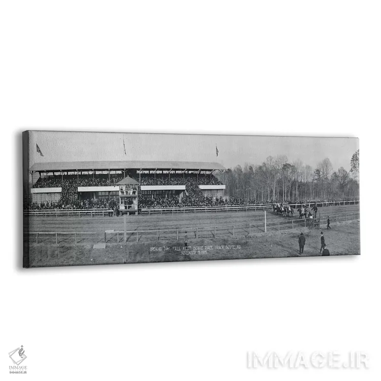 تابلو دکوراتیو پیست مسابقه بویی روز افتتاحیه مسابقات پاییز ۱۳ نوامبر ۱… اثر پانورامیک ایمجز - نمای پرسپکتیو محصول