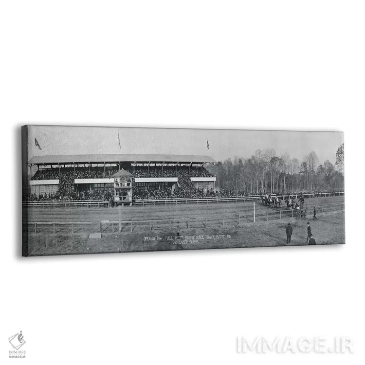 تابلو دکوراتیو پیست مسابقه بویی روز افتتاحیه مسابقات پاییز ۱۳ نوامبر ۱… اثر پانورامیک ایمجز - نمای پرسپکتیو محصول