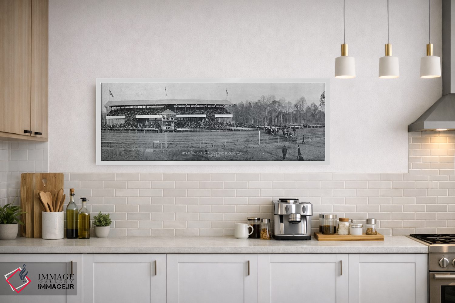 تابلو دکوراتیو پیست مسابقه بویی روز افتتاحیه مسابقات پاییز ۱۳ نوامبر ۱… اثر پانورامیک ایمجز - D1W