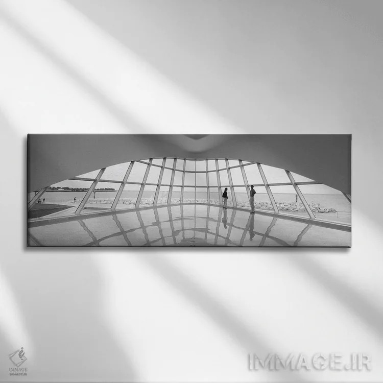 تابلو دکوراتیو Milwaukee Art Museum, Milwaukee, Wisconsin, USA" - "سیل… اثر پانورامیک ایمجز - نمای روبهرو روی دیوار