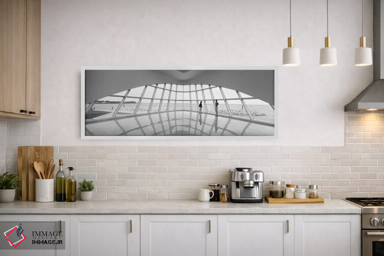 تابلو دکوراتیو Milwaukee Art Museum, Milwaukee, Wisconsin, USA" - "سیل… اثر پانورامیک ایمجز - D1W