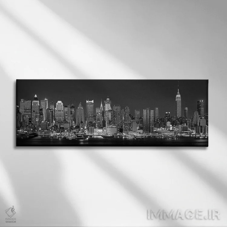 تابلو دکوراتیو Manhattan, New York City, New York, USA" - "آسمان نمای… اثر پانورامیک ایمجز - نمای روبهرو روی دیوار