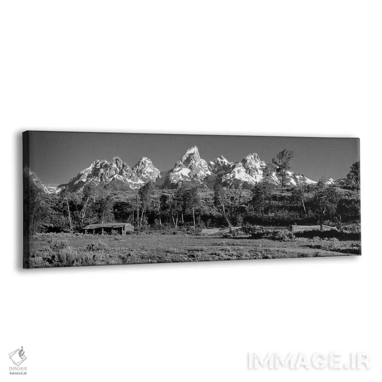 تابلو دکوراتیو Grand Teton National Park, Hut at Ranch" - "ایالات متحد… اثر پانورامیک ایمجز - نمای پرسپکتیو محصول