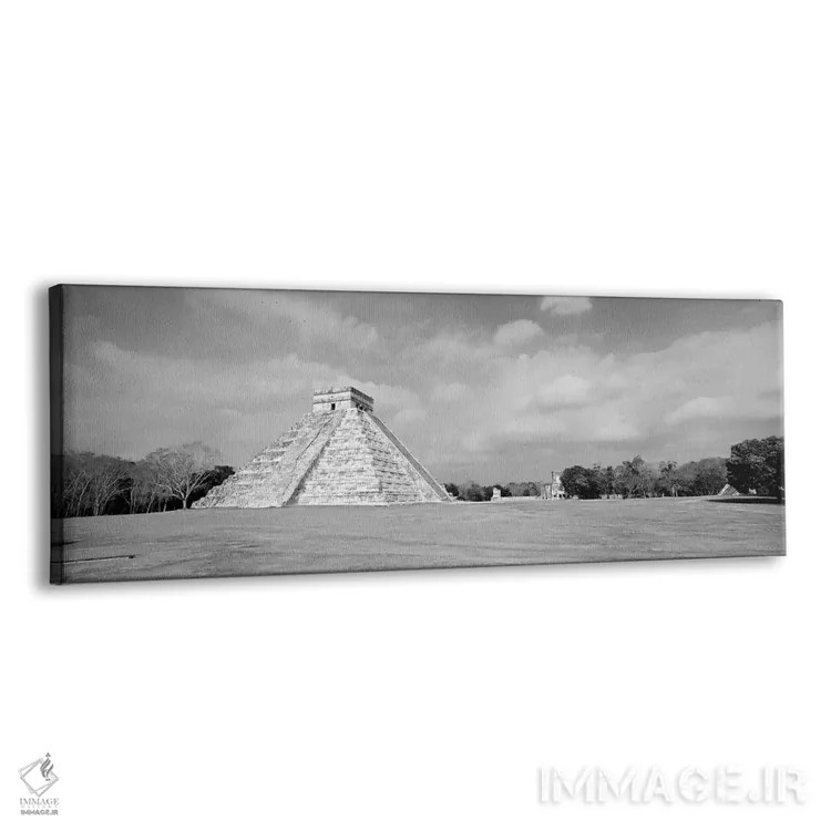 تابلو دکوراتیو Chichen Itza, Yucatan, Mexico" - "هرم ال کاستیلو، چیکن… اثر پانورامیک ایمجز - نمای پرسپکتیو محصول