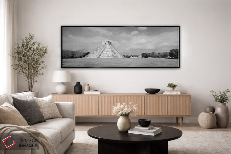 تابلو دکوراتیو Chichen Itza, Yucatan, Mexico" - "هرم ال کاستیلو، چیکن… اثر پانورامیک ایمجز - D3B