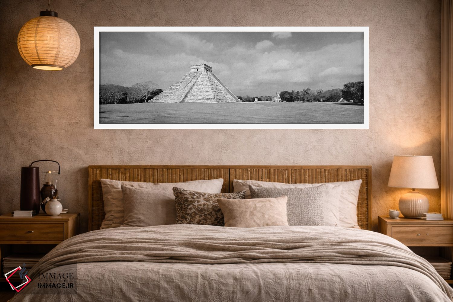 تابلو دکوراتیو Chichen Itza, Yucatan, Mexico" - "هرم ال کاستیلو، چیکن… اثر پانورامیک ایمجز - D2W