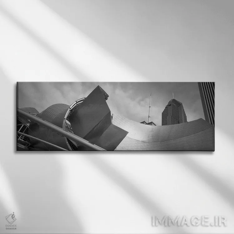 تابلو دکوراتیو Pritzker Pavilion, Millennium Park, Chicago, Illinois… اثر پانورامیک ایمجز - نمای روبهرو روی دیوار