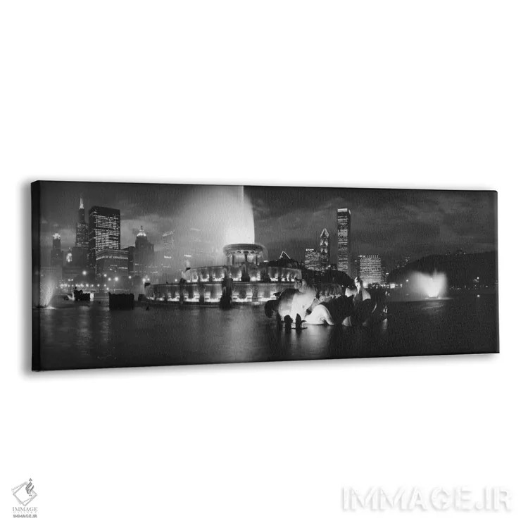 تابلو دکوراتیو Grant Park, Chicago, Illinois, USA" - "آب نما باکینگهام… اثر پانورامیک ایمجز - نمای پرسپکتیو محصول