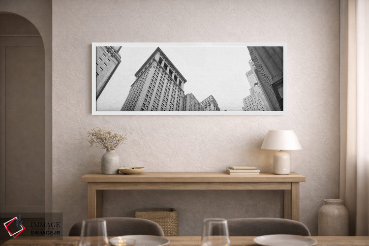 تابلو دکوراتیو Wall Street, Lower Manhattan, Manhattan, New York City… اثر پانورامیک ایمجز - D1W