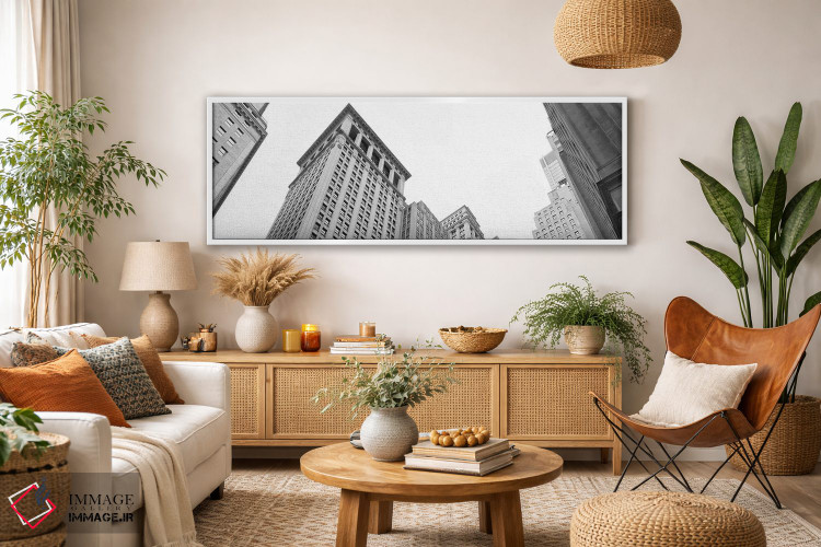 تابلو دکوراتیو Wall Street, Lower Manhattan, Manhattan, New York City… اثر پانورامیک ایمجز - D3W