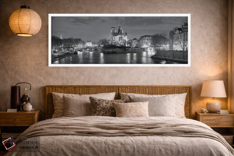 تابلو دکوراتیو Paris, Ile-de-France, France" - "کلیسای نوتردام و برج ا… اثر پانورامیک ایمجز - D4W