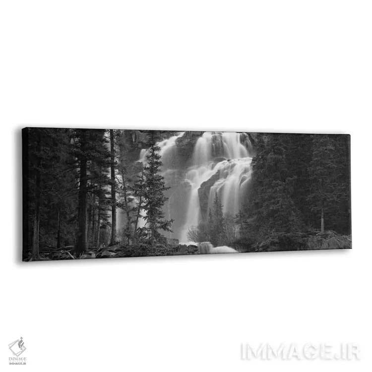 تابلو دکوراتیو Banff, Alberta, Canada" - "آبشار در یک جنگل، بنف، آلبرت… اثر پانورامیک ایمجز - نمای پرسپکتیو محصول