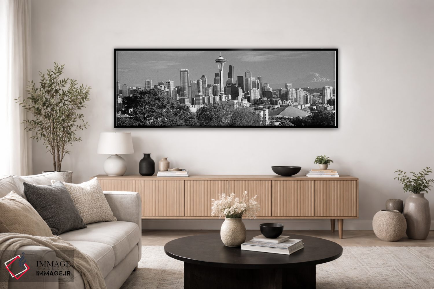 تابلو دکوراتیو Space Needle, Seattle, King County, Washington State, U… اثر پانورامیک ایمجز - D4B