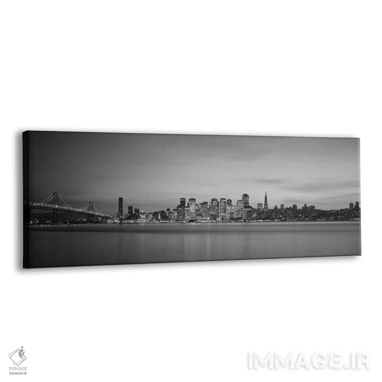 تابلو دکوراتیو Bay Bridge, San Francisco Bay, San Francisco, Californi… اثر پانورامیک ایمجز - نمای پرسپکتیو محصول