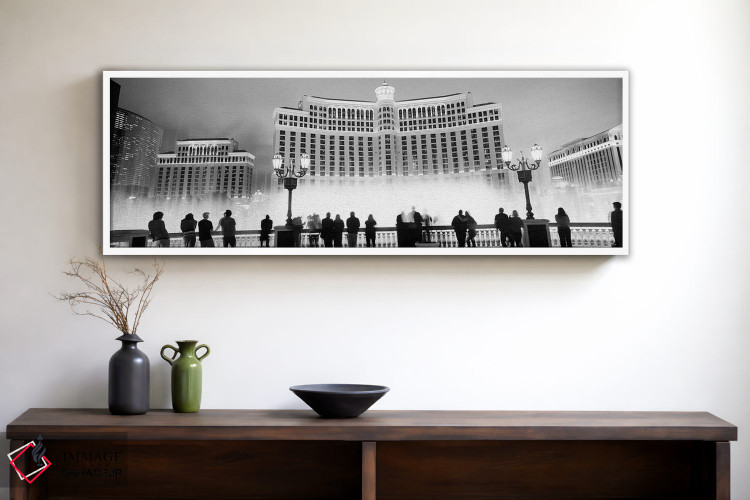 تابلو دکوراتیو Bellagio Resort And Casino, The Strip, Las Vegas, Nevad… اثر پانورامیک ایمجز - D1W