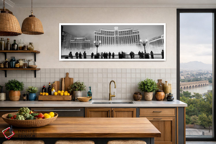 تابلو دکوراتیو Bellagio Resort And Casino, The Strip, Las Vegas, Nevad… اثر پانورامیک ایمجز - D3W