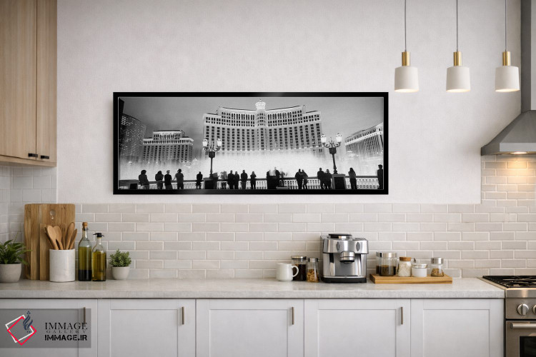 تابلو دکوراتیو Bellagio Resort And Casino, The Strip, Las Vegas, Nevad… اثر پانورامیک ایمجز - D2B