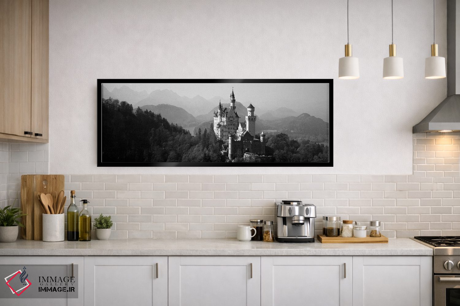 تابلو دکوراتیو Neuschwanstein Castle, Bavaria, Germany" - "قلعه ای بر… اثر پانورامیک ایمجز - D2B