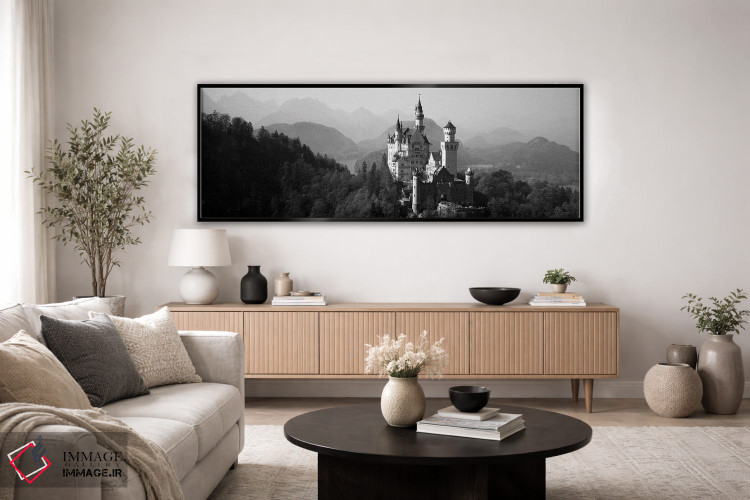 تابلو دکوراتیو Neuschwanstein Castle, Bavaria, Germany" - "قلعه ای بر… اثر پانورامیک ایمجز - D5B