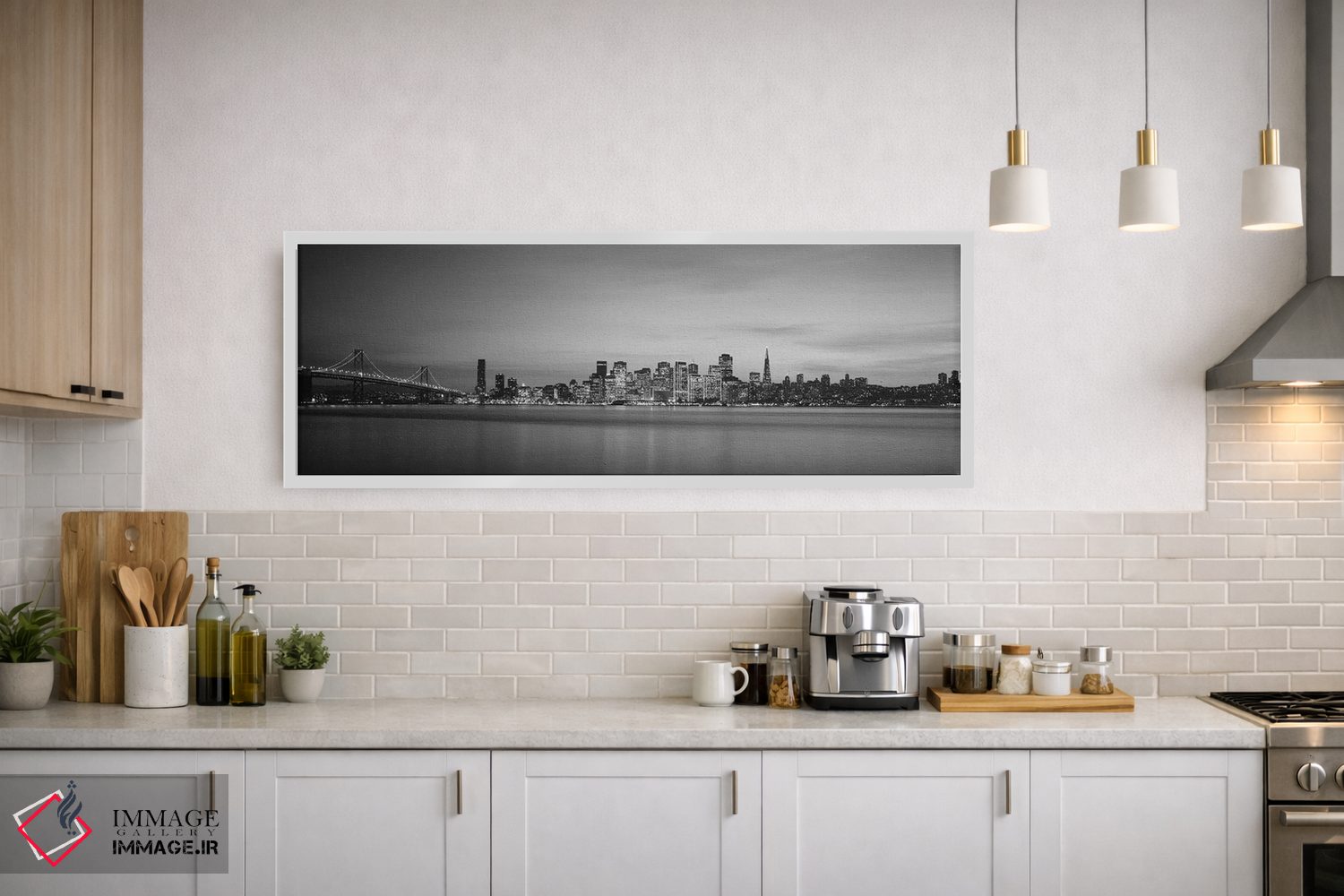 تابلو دکوراتیو Bay Bridge, San Francisco Bay, San Francisco, Californi… اثر پانورامیک ایمجز - D1W