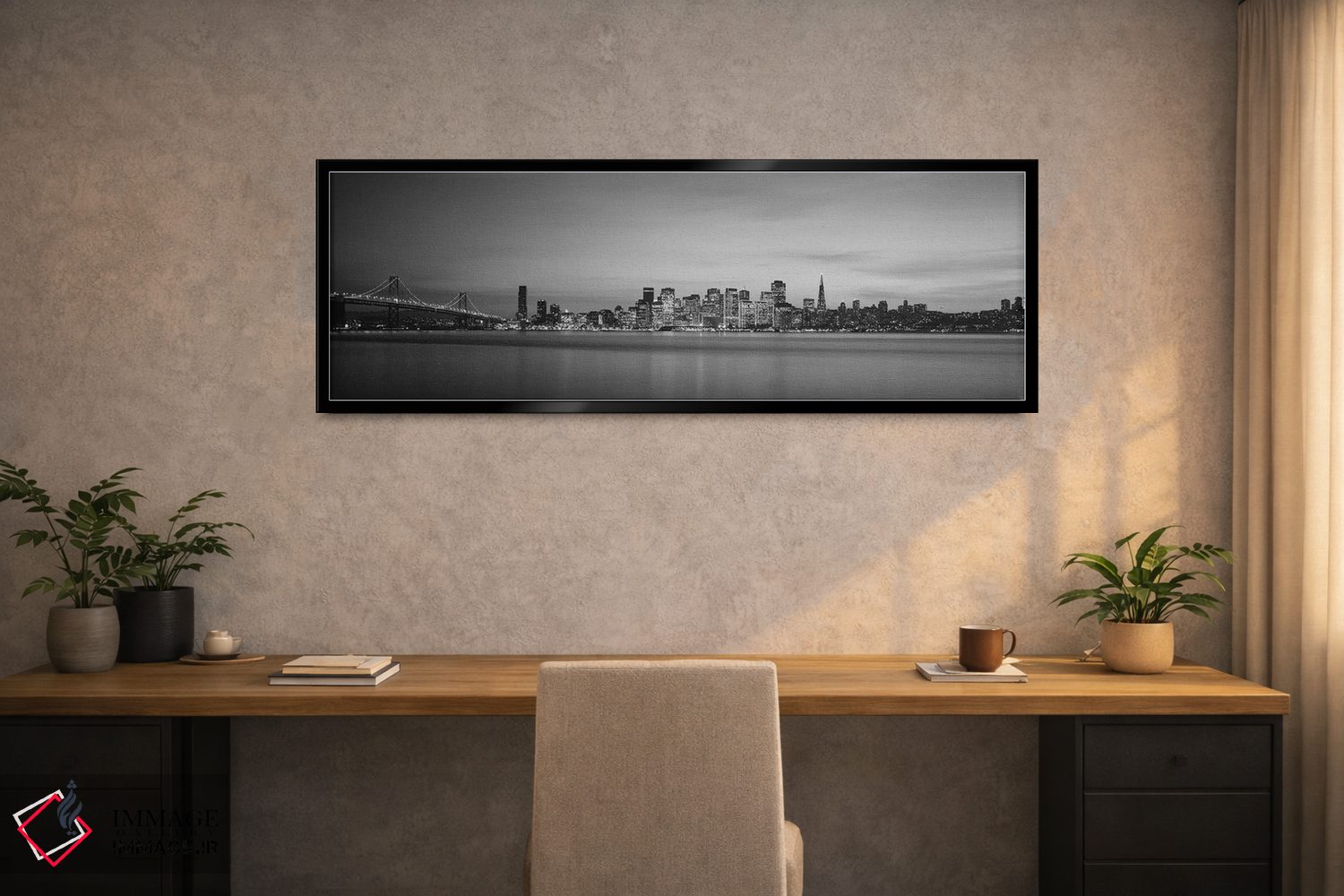 تابلو دکوراتیو Bay Bridge, San Francisco Bay, San Francisco, Californi… اثر پانورامیک ایمجز - D2B