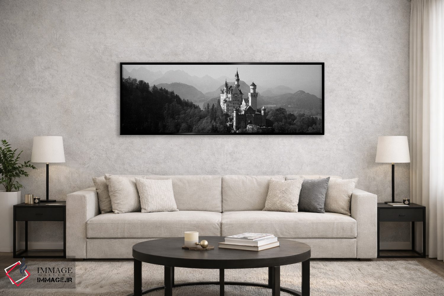 تابلو دکوراتیو Neuschwanstein Castle, Bavaria, Germany" - "قلعه ای بر… اثر پانورامیک ایمجز - D6B