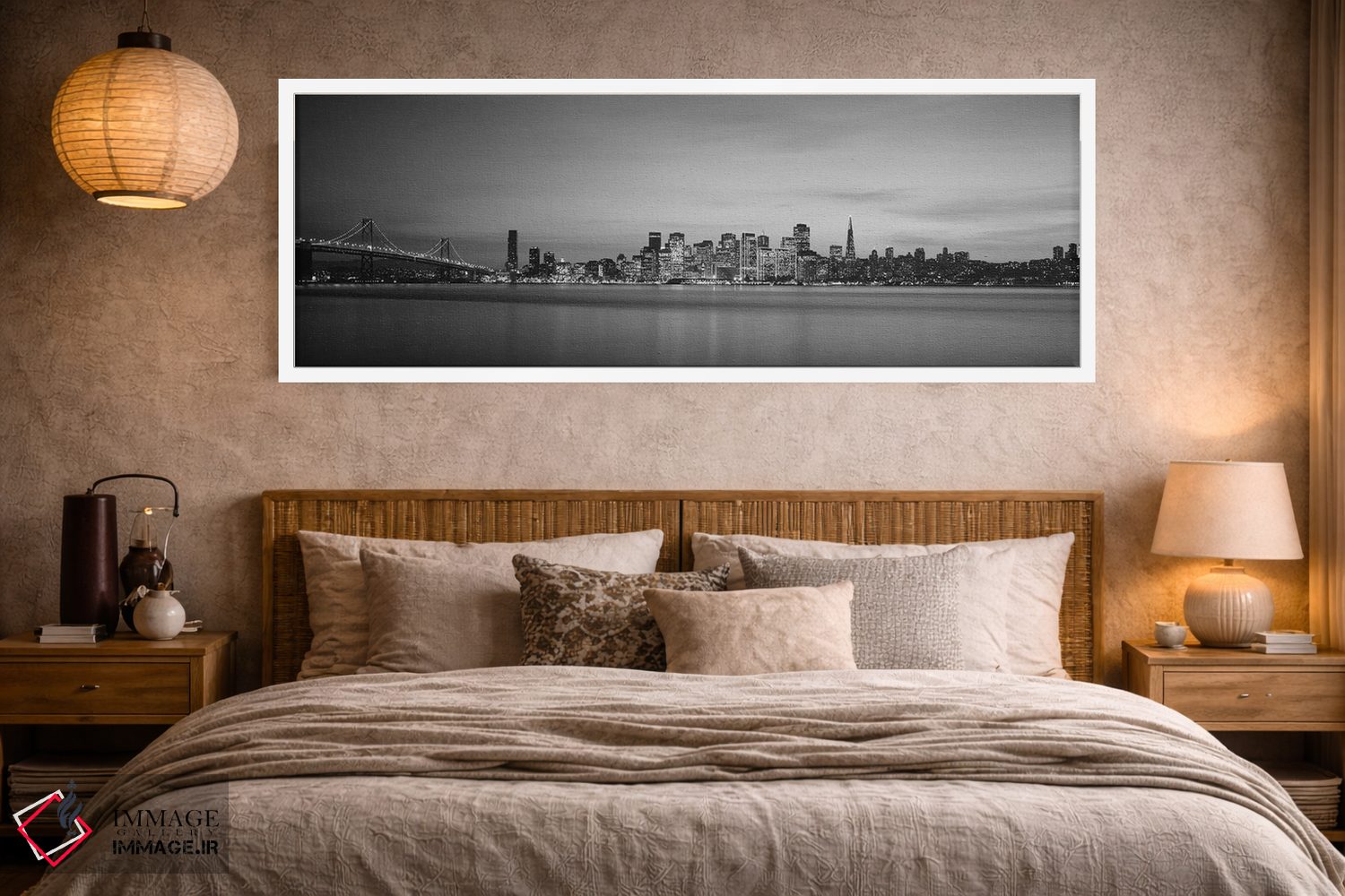 تابلو دکوراتیو Bay Bridge, San Francisco Bay, San Francisco, Californi… اثر پانورامیک ایمجز - D4W